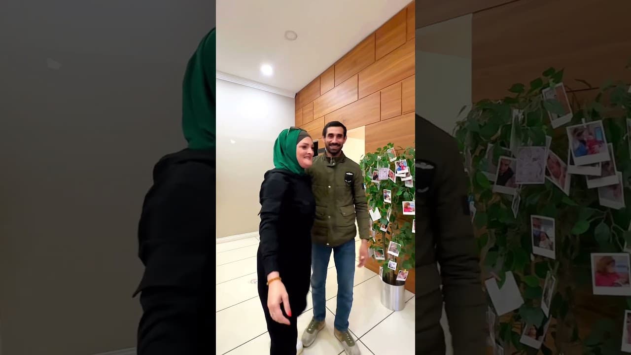 فرحة عائلتنا القادمة من أذربيجان